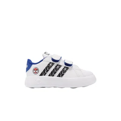 Pre-owned Adidas Originals Adidas Marvel X Grand Court Cloudfoam I 'spider-man' | White | Infant Size 6