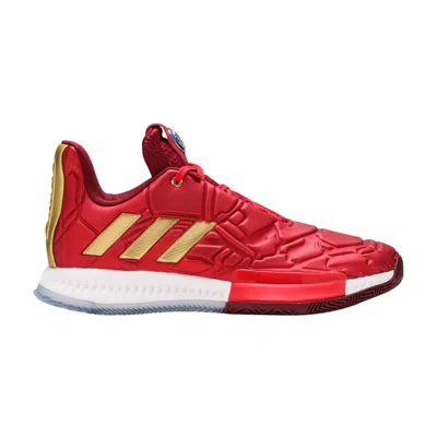Pre-owned Adidas Originals Adidas Marvel X Harden Vol. 3 J 'heroes Among Us: Iron Man' | Red | Kid's Size 6