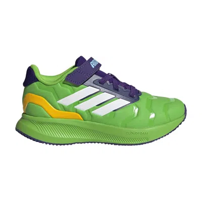 Pre-owned Adidas Originals Adidas Marvel X Runfalcon 5 C 'iron Hulk' | Green | Kid's Size 13.5
