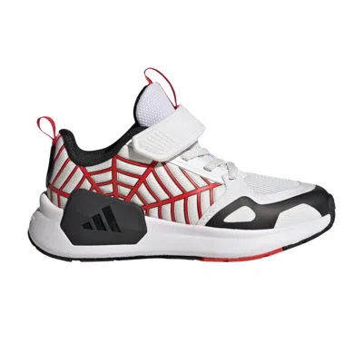 Pre-owned Adidas Originals Adidas Marvel X Runner K 'spider-man - White Red' | Kid's Size 12