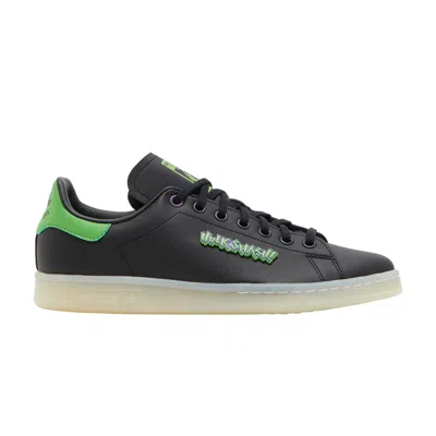Pre-owned Adidas Originals Adidas Marvel X Stan Smith Big Kid 'hulk Smash' | Black | Kid's Size 4