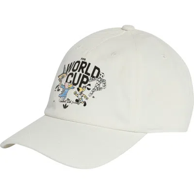 Adidas Originals Adidas Mascot Baseball Cap In White