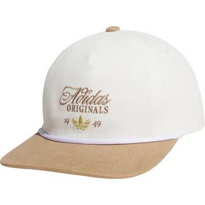 Adidas Originals Adidas Masterpiece Baseball Cap In White