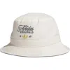 Adidas Originals Adidas Masterpiece Cotton Bucket Hat In White/night Indigo