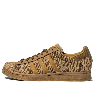 Adidas Originals Adidas Melting Sadness X  Superstar 2022 Cny 'brown Orangeyellow'