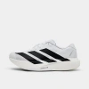 Adidas Originals Mens Adizero Fabric Low-top Trainers White Core Black White In Cloud White/core Black/cloud White