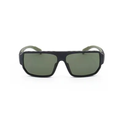 Adidas Originals Adidas Men's Black Rectangular Sunglasses Sp0038-21z-1 In Green