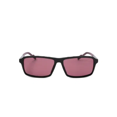 Adidas Originals Adidas Men's Black Rectangular Sunglasses Sp0049-02s-2 In Pink