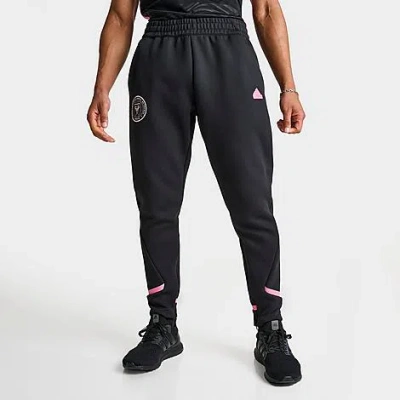 Adidas Originals Adidas Men's Inter Miami Cf Mls Designed For Gameday Travel Tracksuit Bottoms In Black