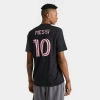 Adidas Originals Mens Lionel Messi Adidas Inter Miami Away Jersey In Black