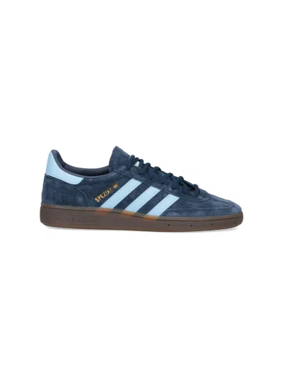 Adidas Originals Adidas Men's Leather Sneakers With Textile Lining And Rubber Outsole In Blue