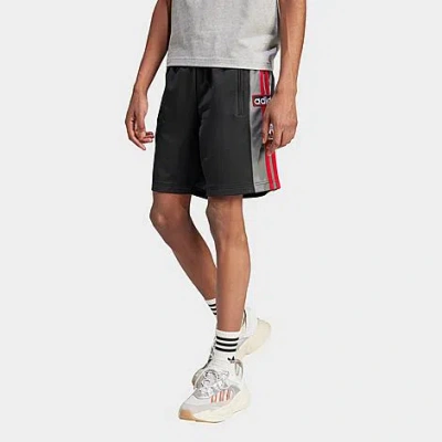 Adidas Originals Adidas Men's Originals Adicolor Adibreak Lifestyle Shorts In Black/grey/better Scarlet