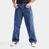 Adidas Originals Mens  Adicolor Lifestyle Denim Firebird Pants In Medium Blue Denim