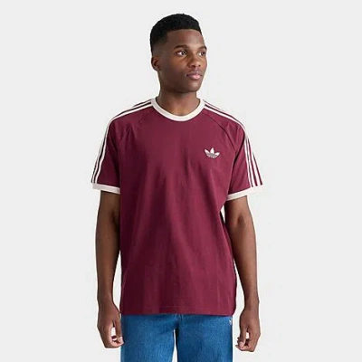Adidas Originals Adidas Men's Originals Cali T-shirt In Shadow Red