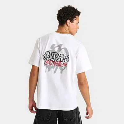 Adidas Originals Adidas Men's Originals Graffiti T-shirt In White