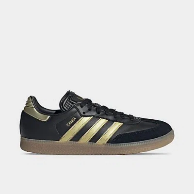 Adidas Originals Kids' Adidas Men's Originals Samba Messi Indoor Soccer Shoes In Black/gold