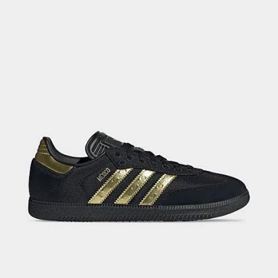 Adidas Originals Adidas Men's Originals Samba Mexico Casual Shoes In Black/gold Metallic/gold Metallic