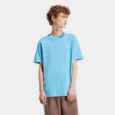 Adidas Originals Adidas Men's Originals Trefoil Essentials Lifestyle T-shirt In Semi Blue Burst