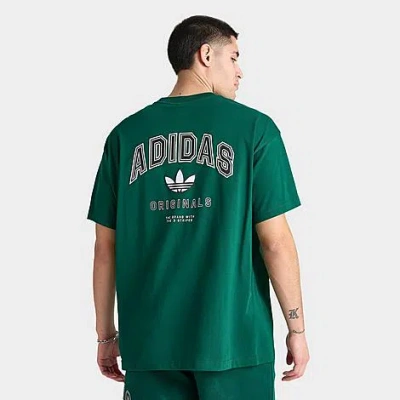 Adidas Originals Adidas Men's Originals Varsity T-shirt In Green