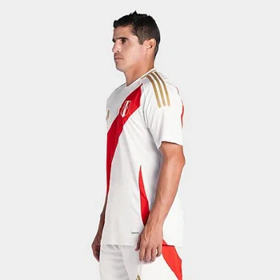 Adidas Originals Adidas Men's Peru 2024 Home Soccer Jersey In White