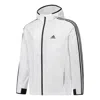 Adidas Originals Adidas Men's Sport Woven Windbreaker Jacket White