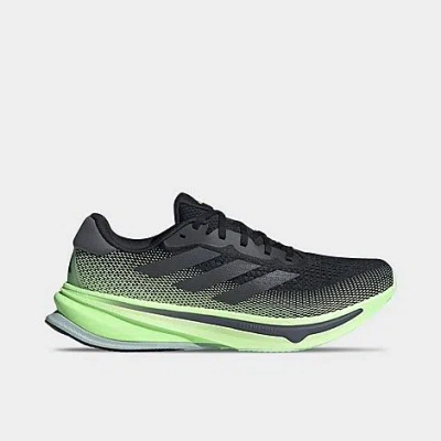 Adidas Originals Adidas Men's Supernova Rise Dreamstrike+ Running Shoes In Black/grey/green Spark