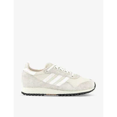 adidas gazelle silver green womens ADIDAS OZMILLEN Size 13 White Beige Mesh Chunky Sneakers  Sui Generis  Designer Consignment