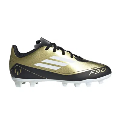 Pre-owned Adidas Originals Adidas Messi Adizero F50 Club Fxg K 'triunfo Dorado' | Gold | Kid's Size 9