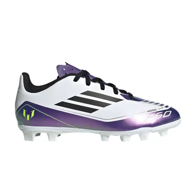 Pre-owned Adidas Originals Adidas Messi Adizero F50 Club Mg K 'triunfo Estelar Pack' | Purple | Kid's Size 5.5