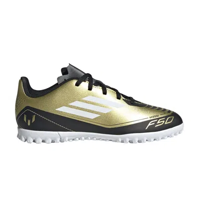 Pre-owned Adidas Originals Adidas Messi Adizero F50 Club Tf K 'triunfo Dorado' | Gold | Kid's Size 3.5