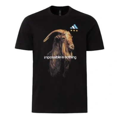 Adidas Originals Adidas Messi Goat Graphic T-shirt 'black'