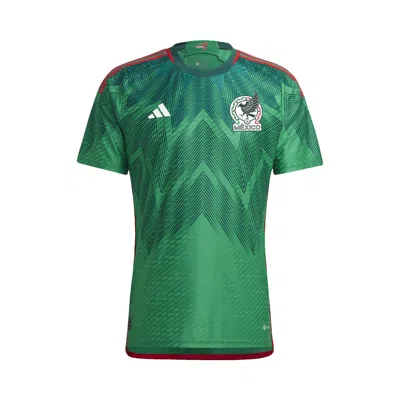 Pre-owned Adidas Originals Adidas Mexico 2022 Home Authentic Jersey 'vivid Green/collegiate Green' | Men's Size L
