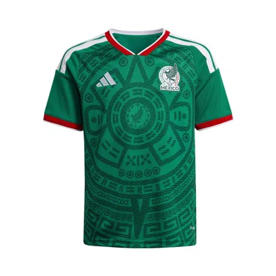 Pre-owned Adidas Originals Adidas Mexico 26 Home Jersey 'bold Green' | Kid's Size M