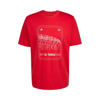 Pre-owned Adidas Originals Adidas Mexico Dna T-shirt 'better Scarlet' | Red | Men's Size Xxxl