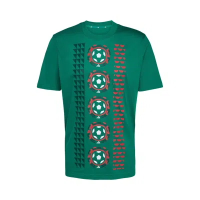 Pre-owned Adidas Originals Adidas Mexico Dna T-shirt 'bold Green' | Men's Size Xxxl