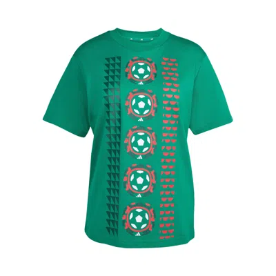 Pre-owned Adidas Originals Adidas Mexico Home T-shirt 'bold Green' | Women's Size Xs