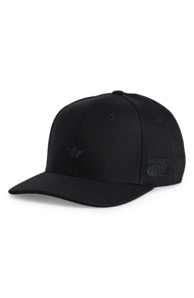 Adidas Originals Adidas Modern Canvas Baseball Cap In Black/carbon Grey