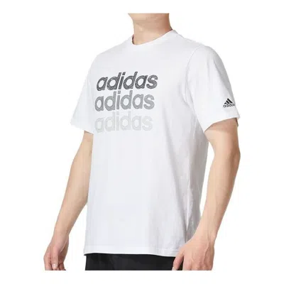Adidas Originals Adidas Multi Linear Graphic Short Sleeve T-shirt 'white'