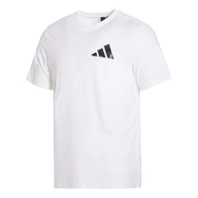 Adidas Originals Adidas Must Haves Graphic Badge Of Sport Tee In White