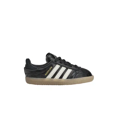 Pre-owned Adidas Originals Adidas Naked X Maha X Samba Millennium I 'black White Gum' | Infant Size 7.5
