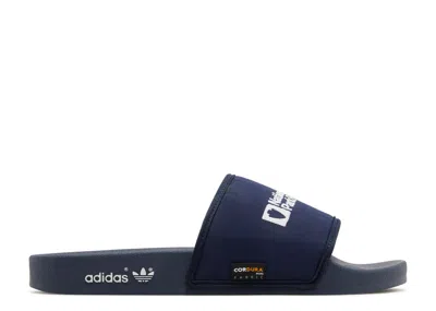 Adidas Originals Adidas National Park Foundation X Adidas Adilette Slide 'collegiate Navy' In Blue