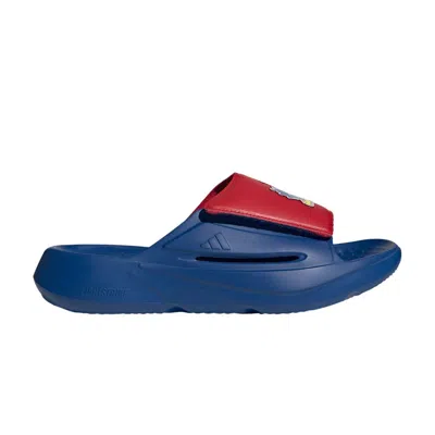 Pre-owned Adidas Originals Adidas Ncaa X Lightblaze Slide 'kansas Jayhawks' | Blue | Men's Size 13