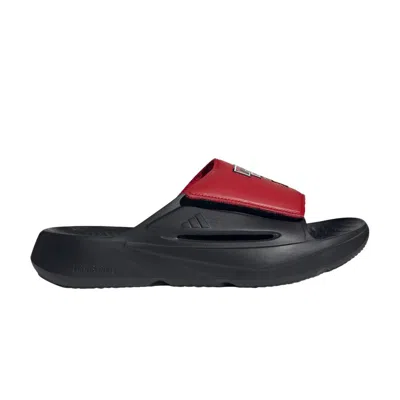 Pre-owned Adidas Originals Adidas Ncaa X Lightblaze Slide 'texas Tech Red Raiders' | Black | Men's Size 10