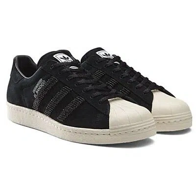 Pre-owned Adidas Originals Adidas Neighborhood X Superstar Shelltoe 'black' M25785 In Black / Lbone