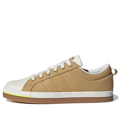 Adidas Originals Adidas Neo Bravada Wear-resistant Non-slip Casual Skateboarding Shoes Unisex Brown Yellow In Neutral