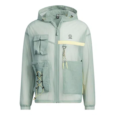 Adidas Originals Adidas Neo City Escape Windbreaker Jackets 'teal' In Gray