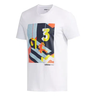 Adidas Originals Adidas Neo Cs Ris T-shirt 'white Shoyel'