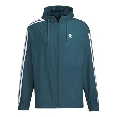 Adidas Originals Adidas Neo Essentials Windbreaker Jackets 'teal' In Green