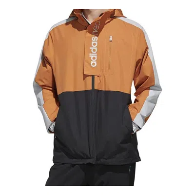 Adidas Originals Adidas Neo M Cs Wb 2 Detachable Splicing Sports Jacket Brown