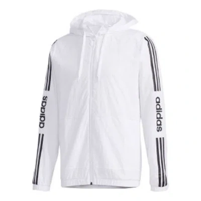 Adidas Originals Adidas Neo M Esntl 3s Wb Sports Windbreaker Jacket White